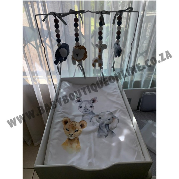 Changing Mattress + Cover PLUS Stand and Dangles (+R1 250.00)